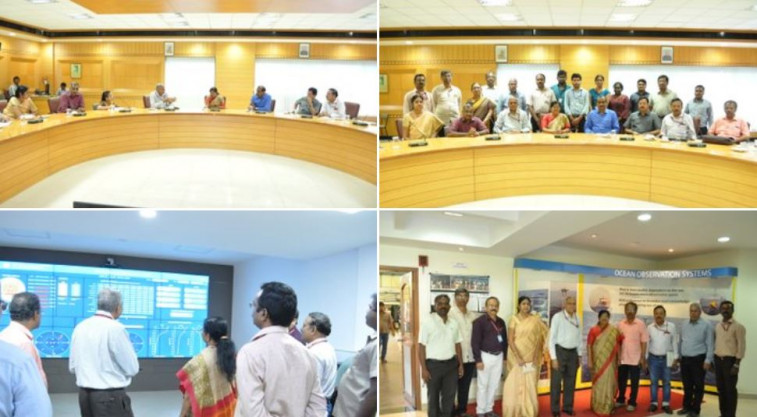 Visit of Smt. J. Mercykutty Amma, Honourable Minister for Fisheries, Harbour Engineering and Cashew Industry, Government of Kerala to NIOT facilities, Chennai